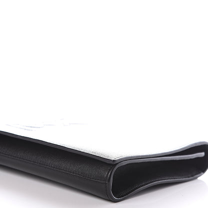 Saint Laurent Calfskin Monogram Large Belle De Jour Clutch Black 8 of 9