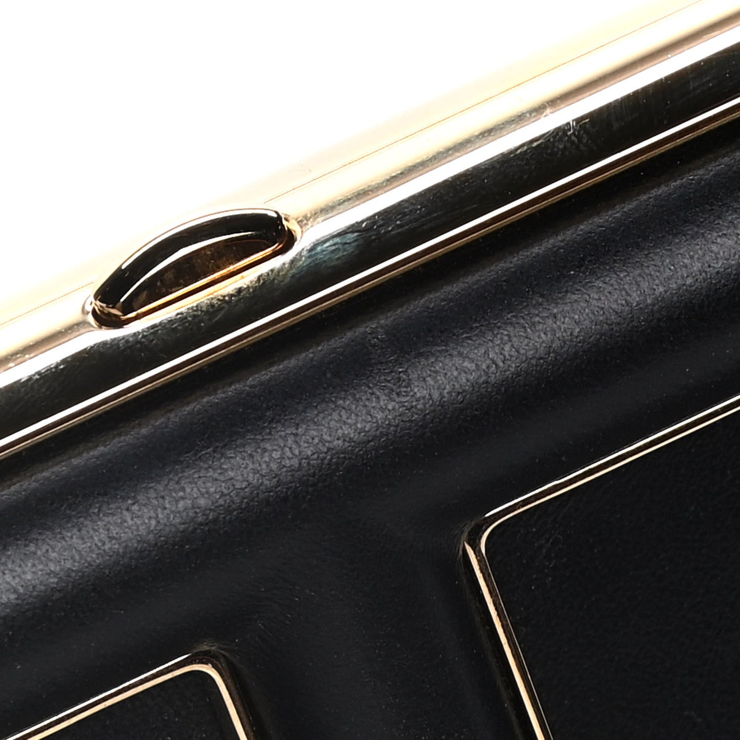 Shiny Nappa Small Fendi First Black