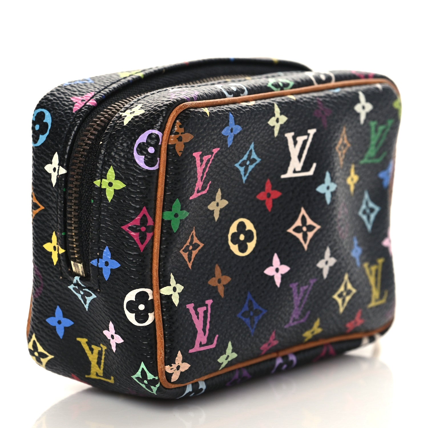 Louis Vuitton Monogram Multicolor Trousse Wapity Black 3 of 7