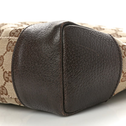 Gucci Monogram Flat Messenger Bag Ebony 10 of 14