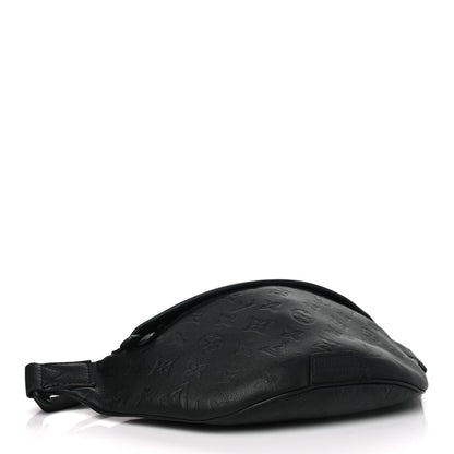 Louis Vuitton Calfskin Monogram Shadow Discovery Bumbag Black 4 of 10