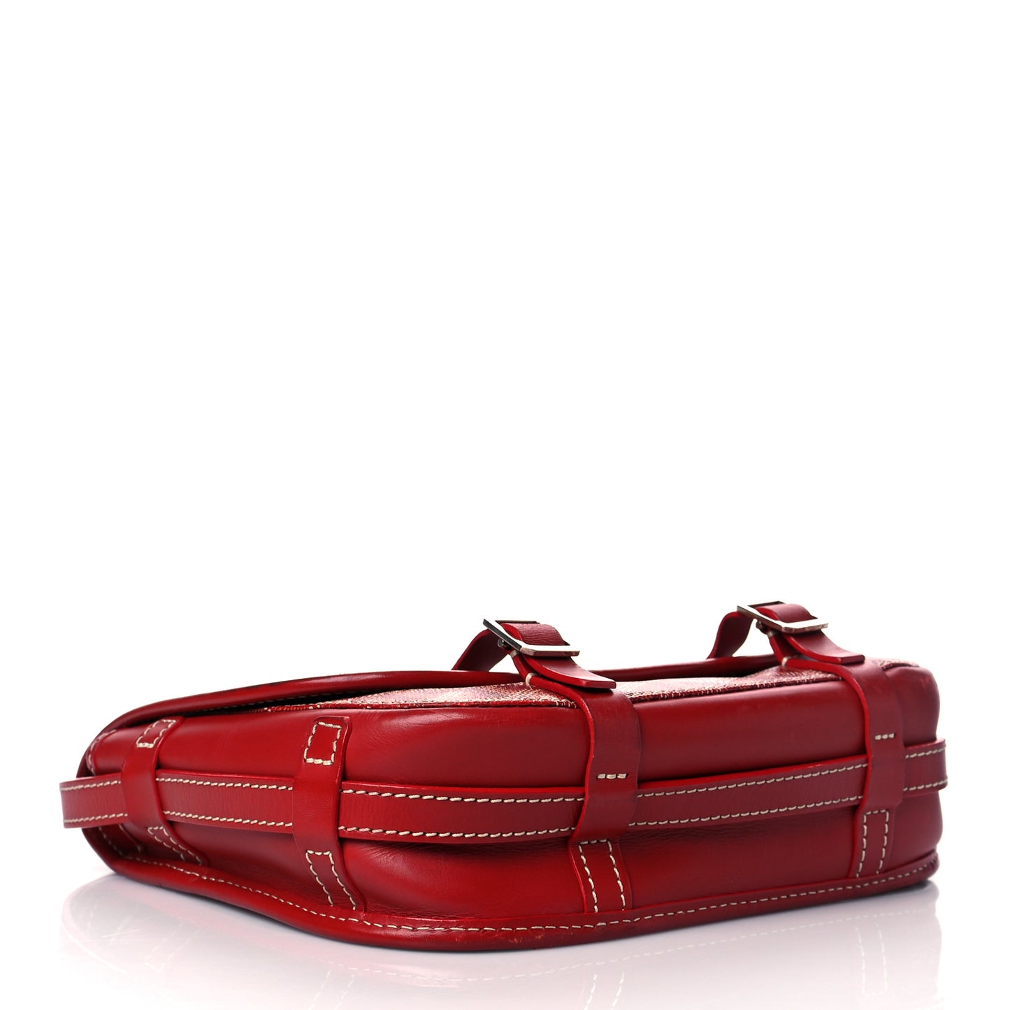 Goyardine Belvedere PM Messenger Bag Red