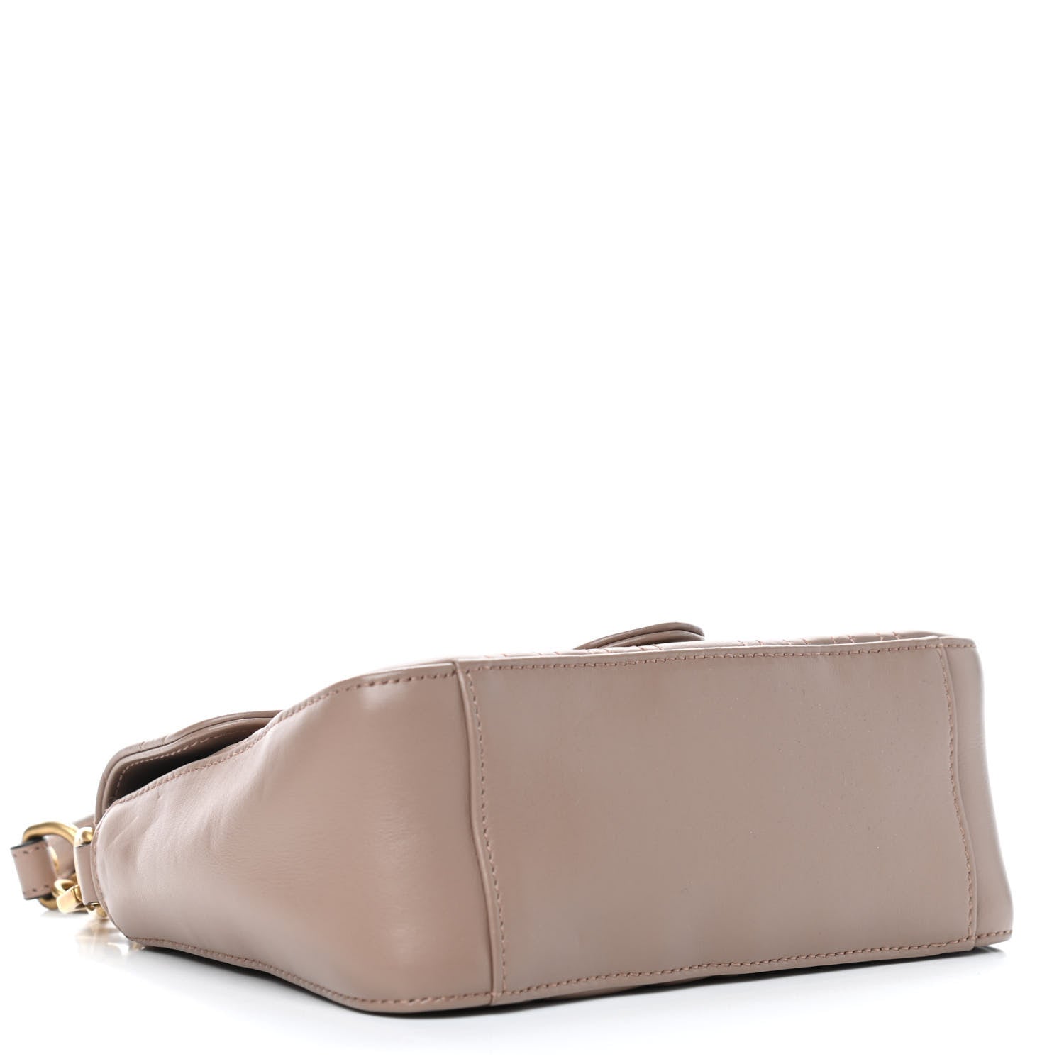 Gucci Calfskin Matelasse Mini GG Marmont Top Handle Shoulder Bag Porcelain Rose 4 of 12
