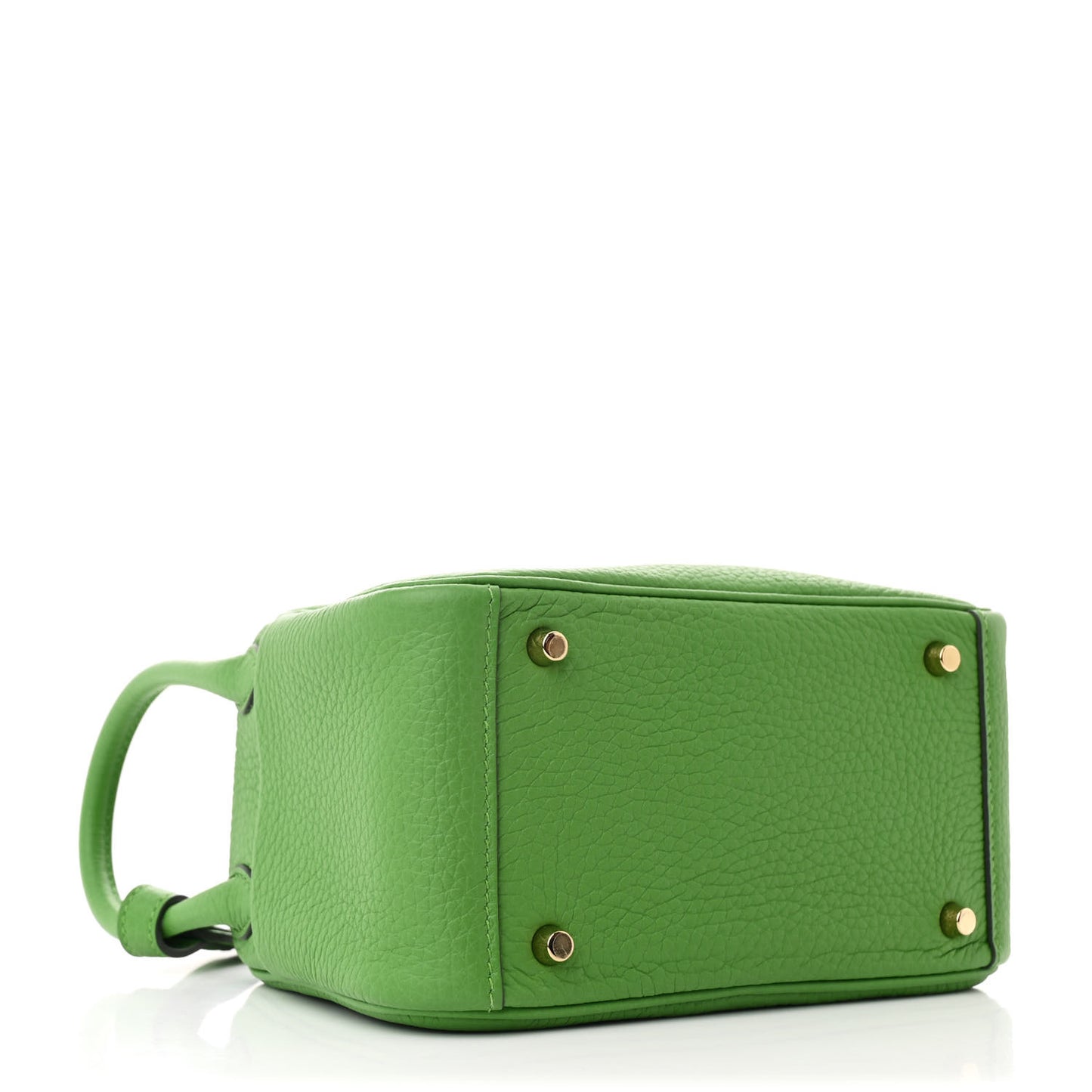 Taurillon Clemence Mini Lindy 20 Vert Yucca