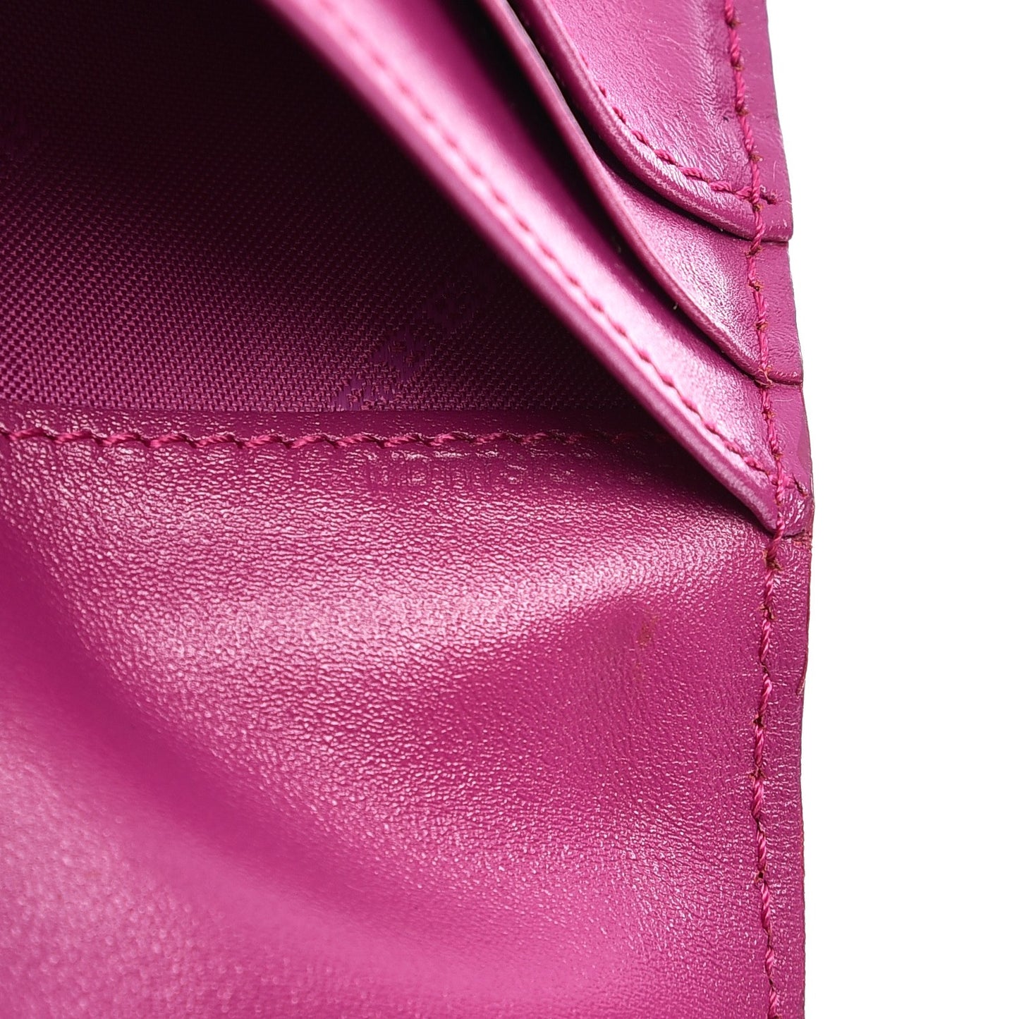 Calfskin Horseferry Check Porter Continental Wallet Dark Pink