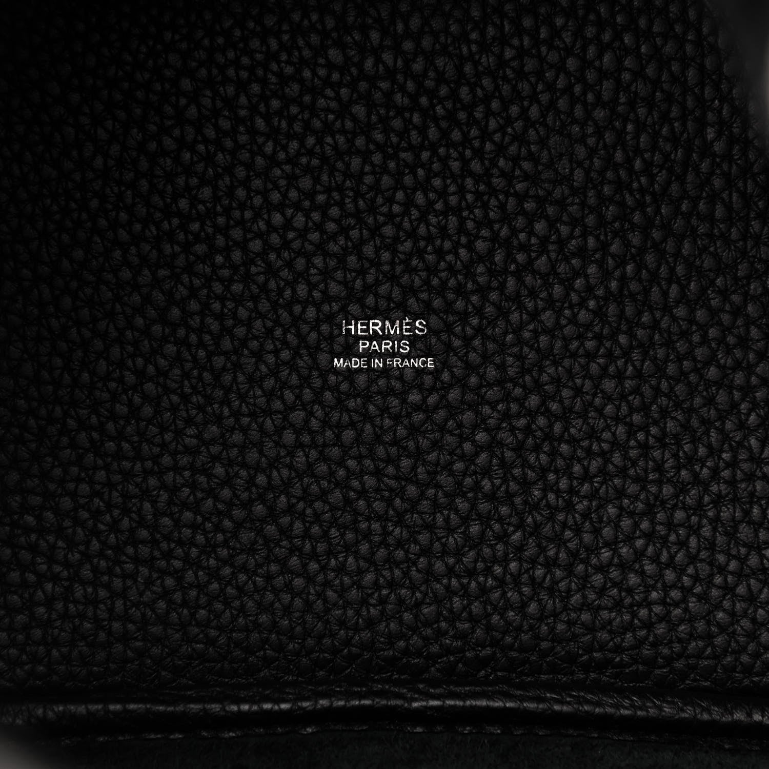 Hermes Taurillon Clemence Picotin Lock 18 PM Black 6 of 9