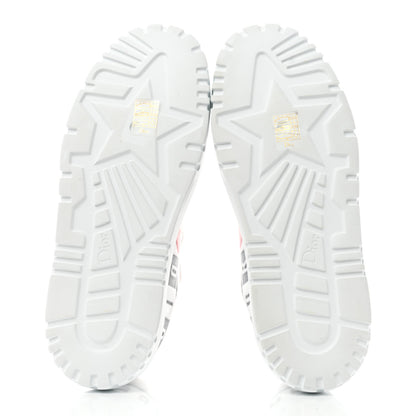 Christian Dior Nylon Mesh Dior Addict D Chess Dioramour Low Top Sneakers 39.5 White Multicolor 5 of 8