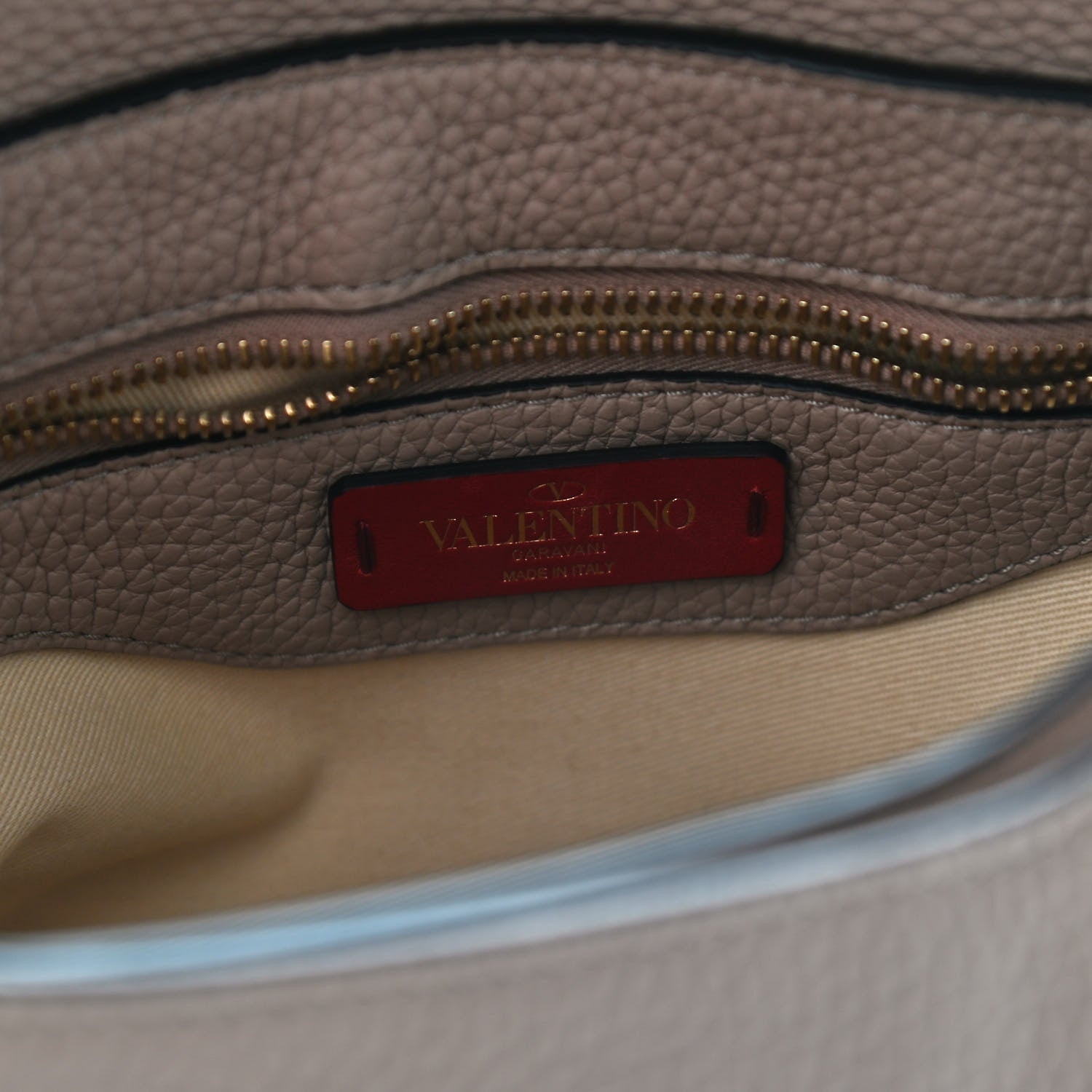 Valentino Garavani Pebbled Calfskin Rockstud Twiny Top Handle Bag Poudre 6 of 8