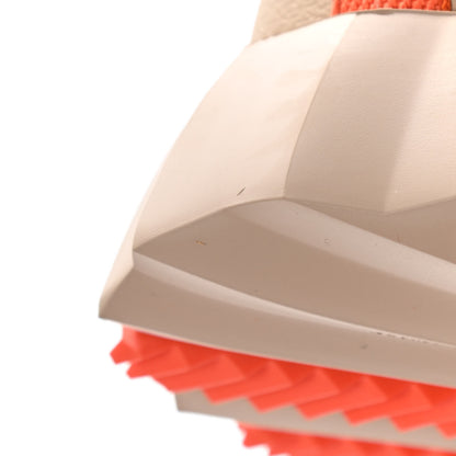 Hermes Goatskin Suede Bouncing Sneakers 38 Beige Sarrasin Sanguine 10 of 10