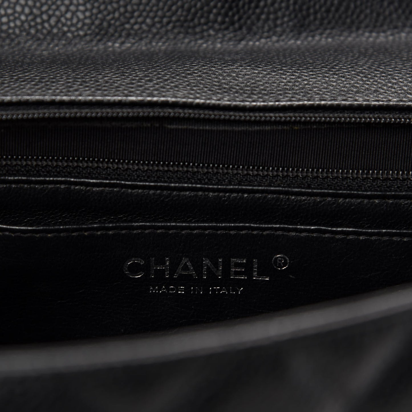 Caviar Quilted Maxi Single Flap Black