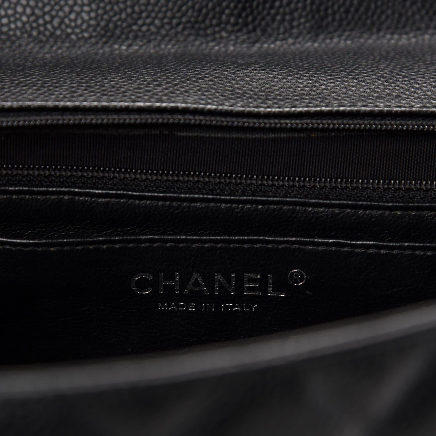 Chanel Caviar Quilted Maxi Single Flap Black 10 of 12