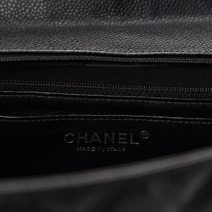 Chanel Caviar Quilted Maxi Single Flap Black 10 of 12