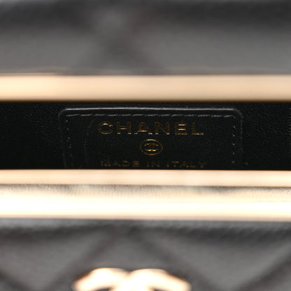 Chanel Caviar Quilted Evening Box Bag Black 6 of 11