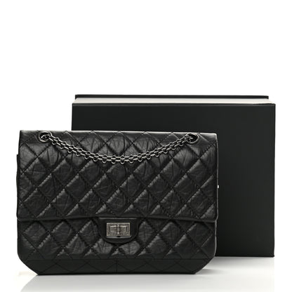 Chanel Aged Calfskin Quilted 2.55 Reissue 226 Flap Black 14 of 14