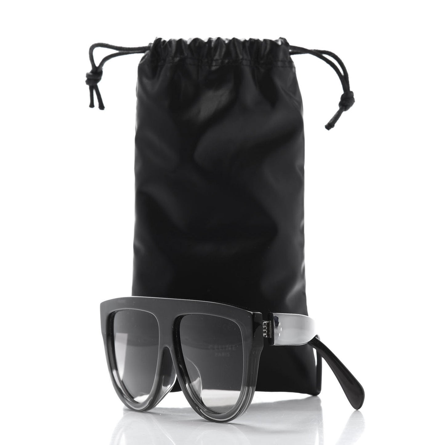 Acetate Aviator Sunglasses CL 40001F Black
