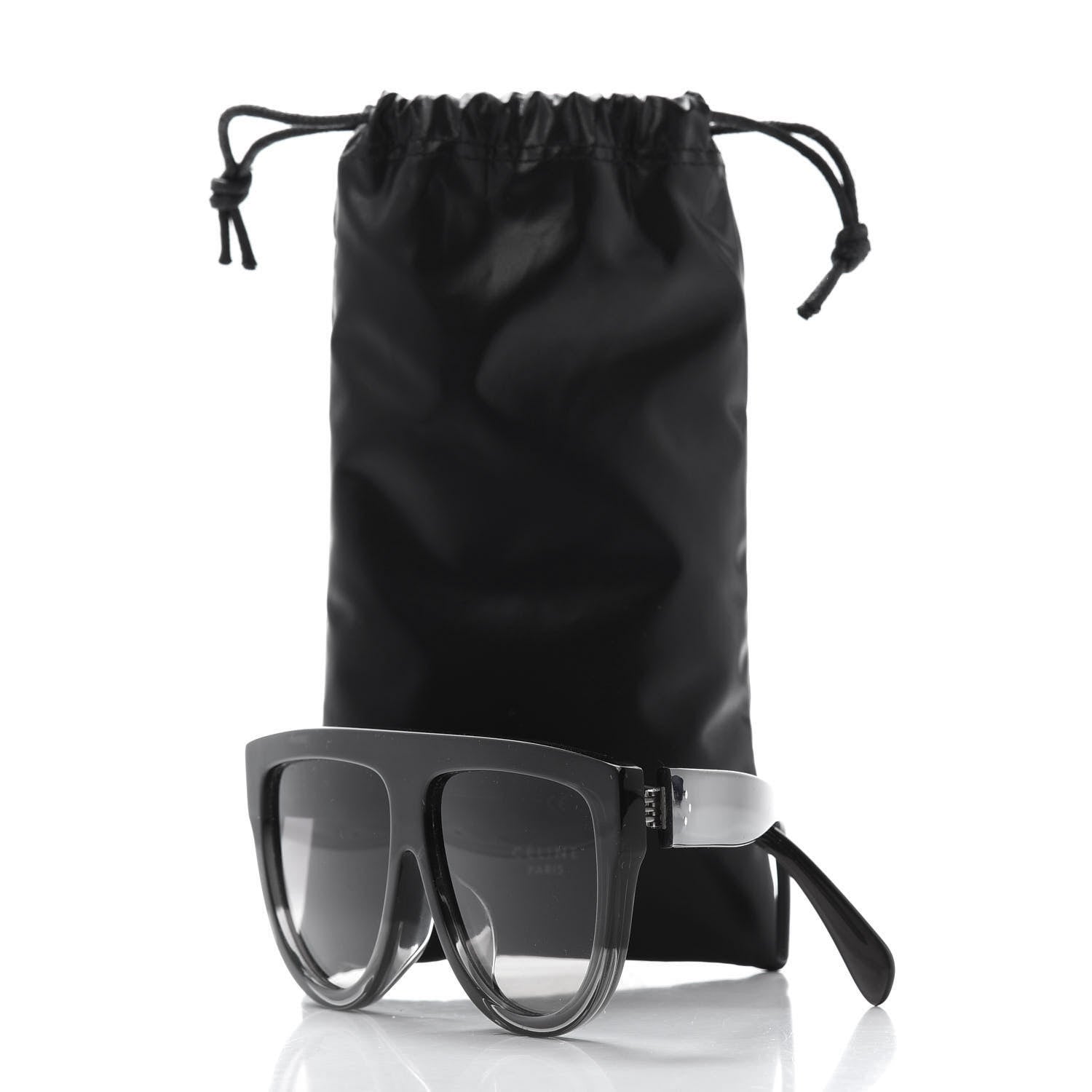 Celine Acetate Aviator Sunglasses CL 40001F Black 8 of 8