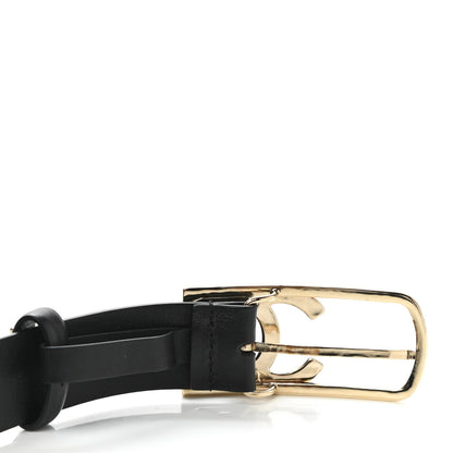 Chanel Calfskin CC Belt 90 36 Black 3 of 9
