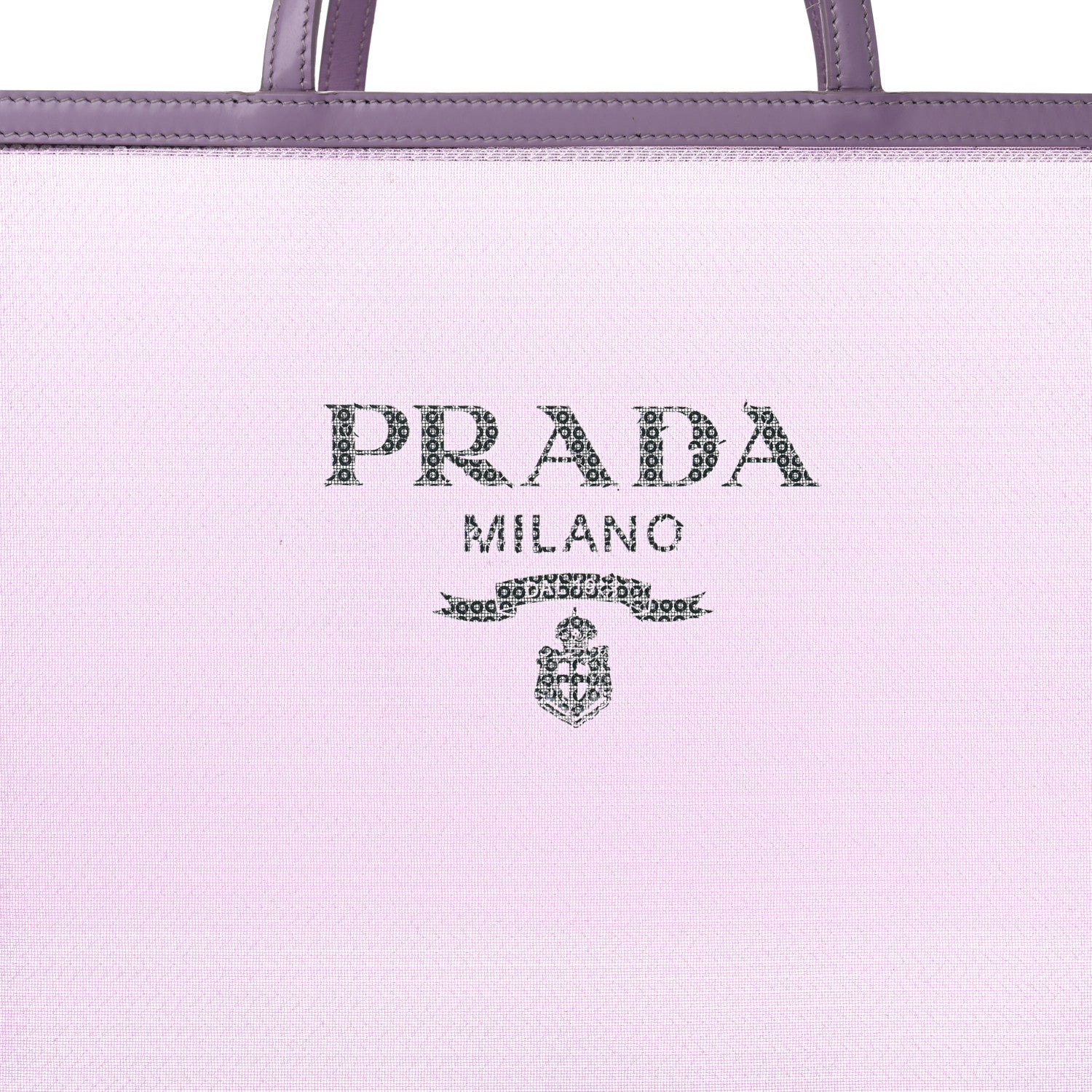 Prada Mesh Paillettes Spazzolato Logo Shopping Tote Lilium 10 of 14