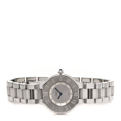 Cartier Stainless Steel 28mm Must De 21 Quartz Watch 2 of 4