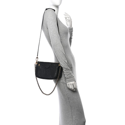 Louis Vuitton Empreinte Monogram Giant Multi Pochette Accessories Black 2 of 11