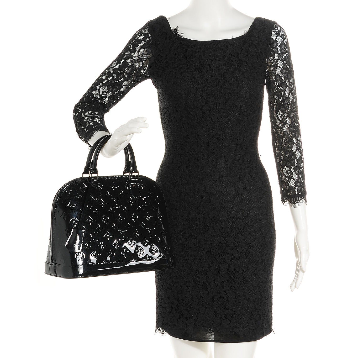Louis Vuitton Vernis Alma PM Noir Magnetique 2 of 7