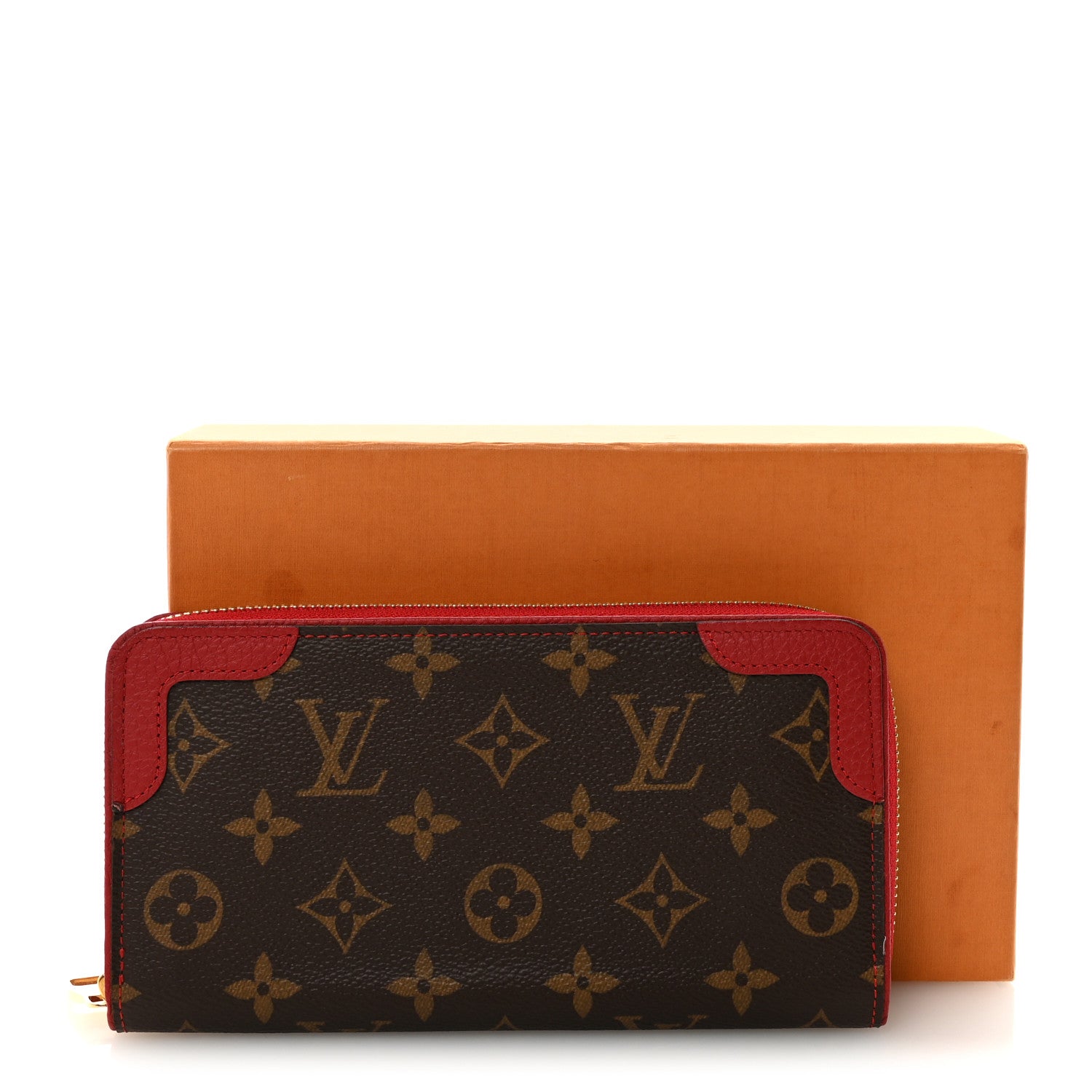 Louis Vuitton Monogram Retiro Zippy Wallet Cherry 7 of 7