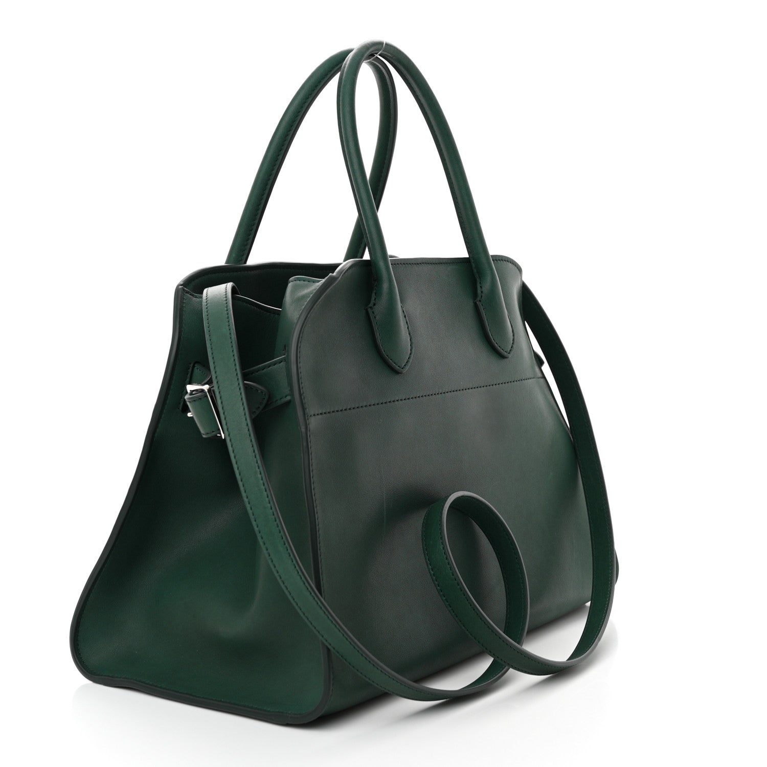 The Row Polished Saddle Calfskin Soft Margaux 12 Cyprus 3 of 12