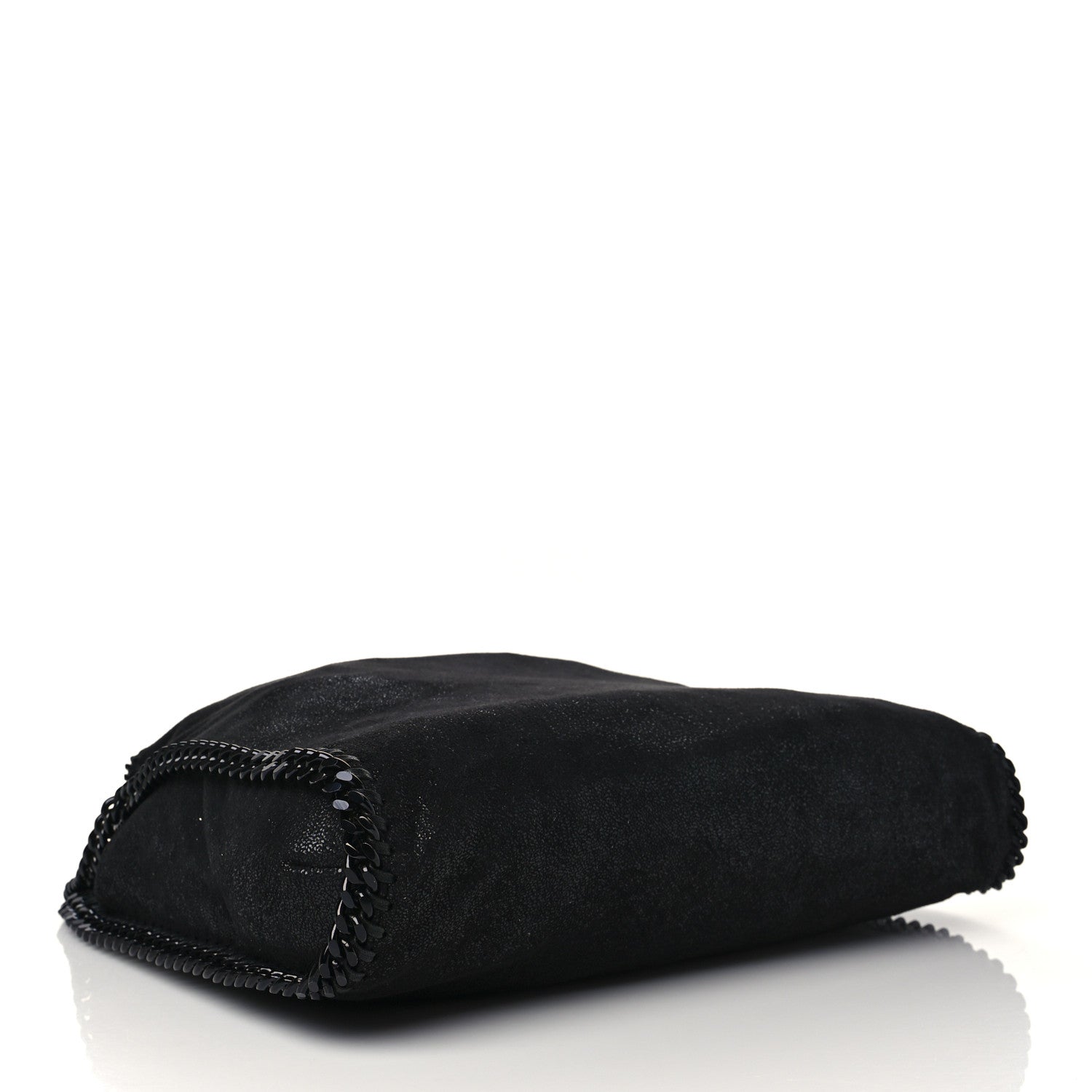 Stella McCartney Shaggy Deer Falabella Fold Over Tote Black 3 of 9
