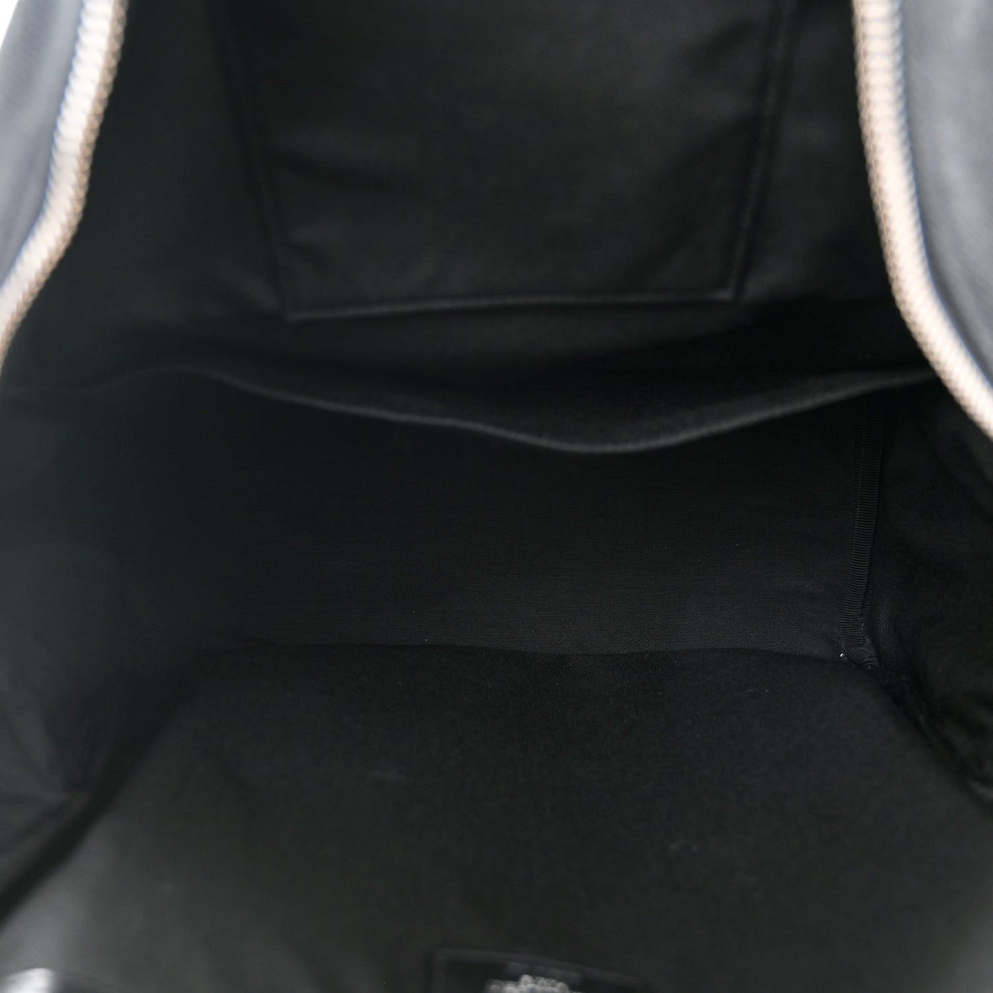 Canvas Signature Embroidered City Backpack Black