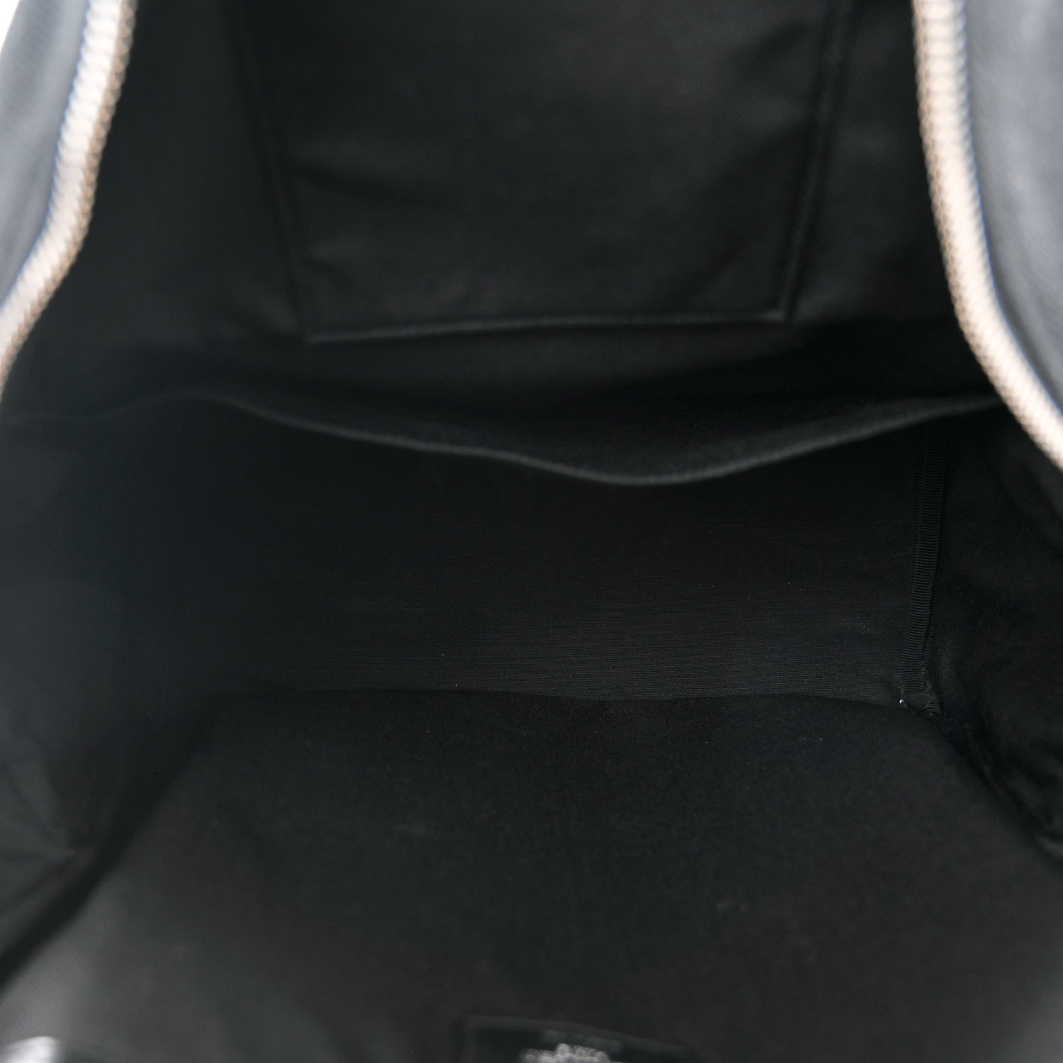 Saint Laurent Canvas Signature Embroidered City Backpack Black 5 of 10