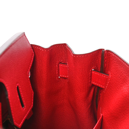 Hermes Epsom Birkin 30 Rouge Casaque 15 of 32