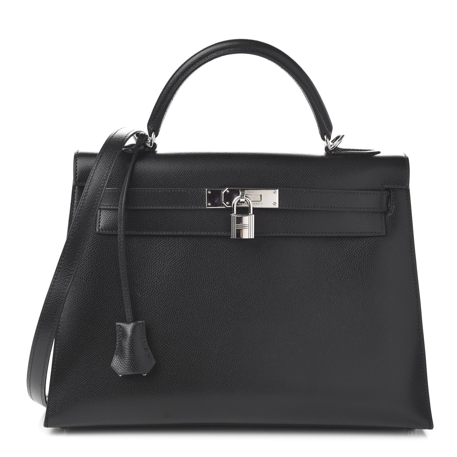 Hermes Epsom Kelly Sellier 32 Black 1 of 10