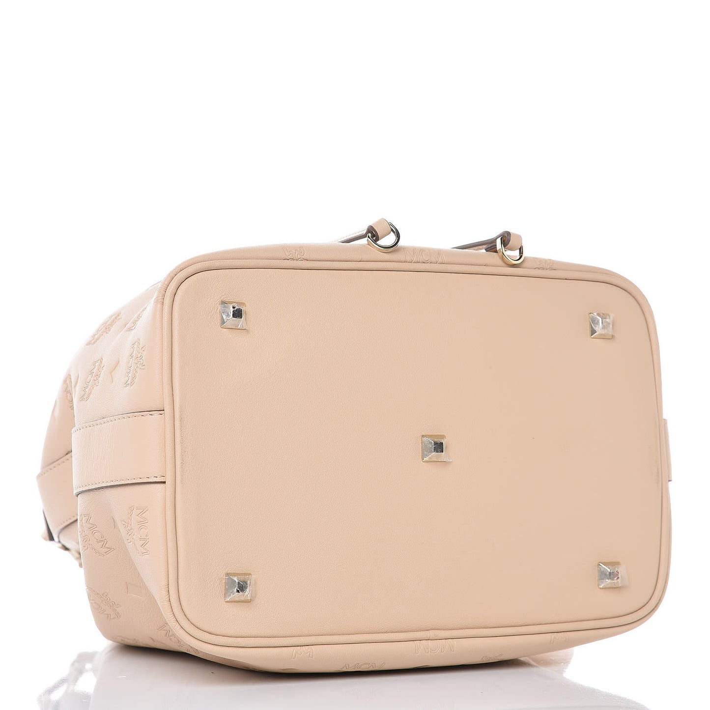 Calfskin Ottomar Monogram Essential Bucket New Beige