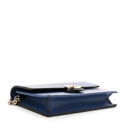 Gucci Dollar Calfskin Interlocking G Chain Wallet Caspian 4 of 11