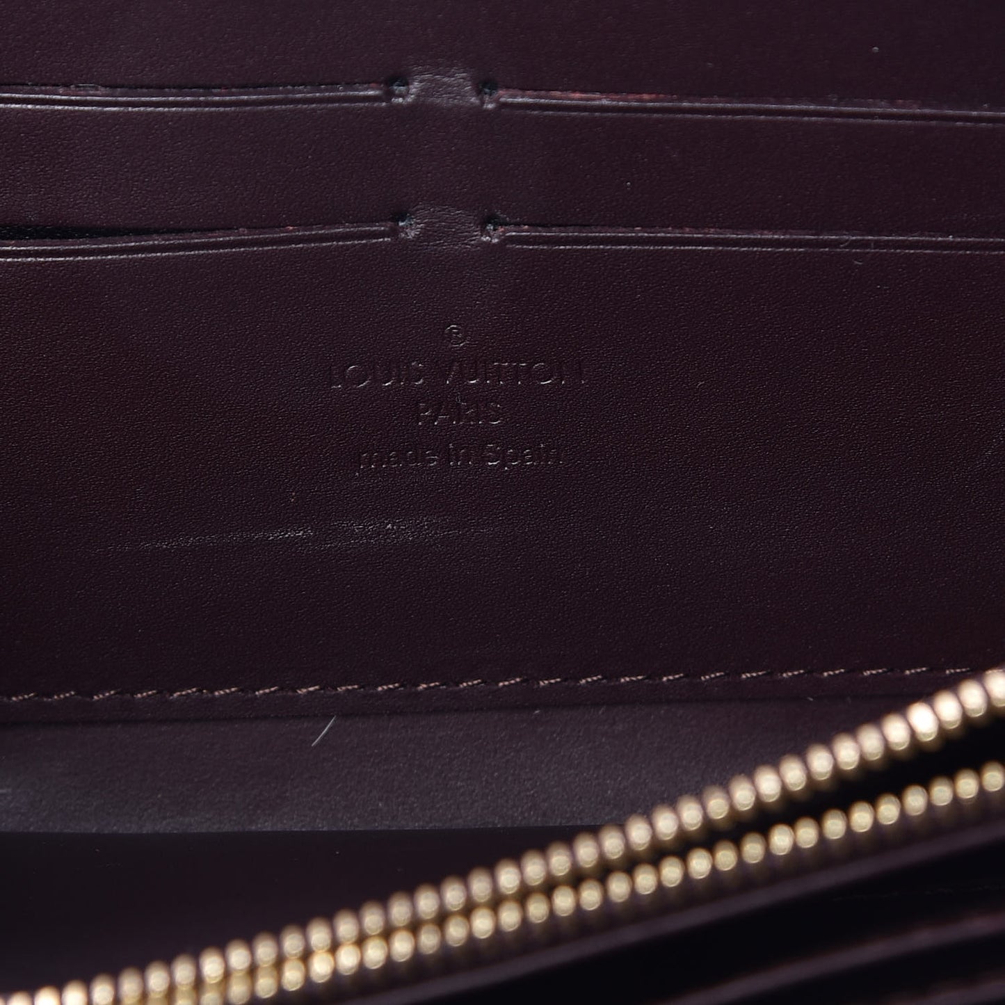 Vernis Zippy Wallet Amarante
