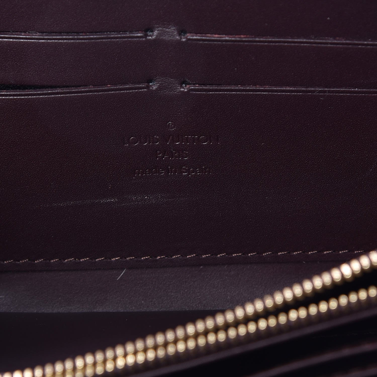 Louis Vuitton Vernis Zippy Wallet Amarante 8 of 11