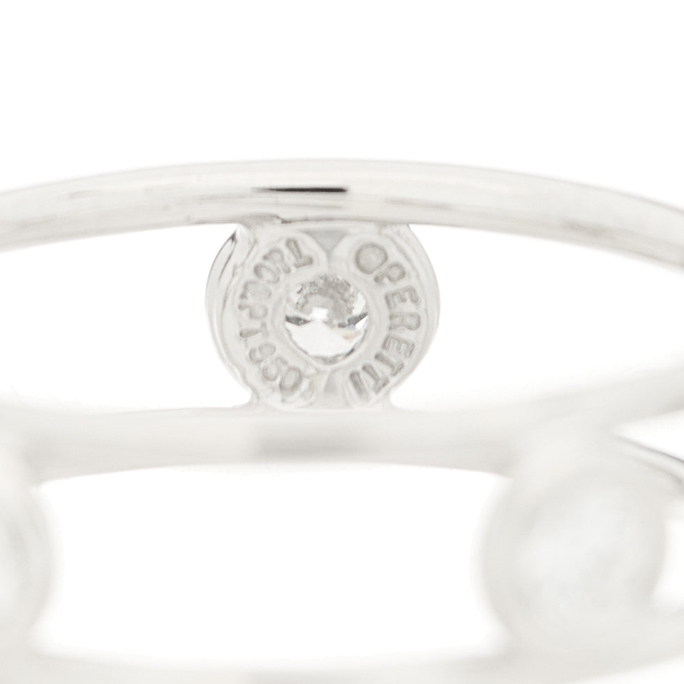 Tiffany Platinum Diamond Elsa Peretti Diamonds by the Yard Ring 48 4.5 4 of 4