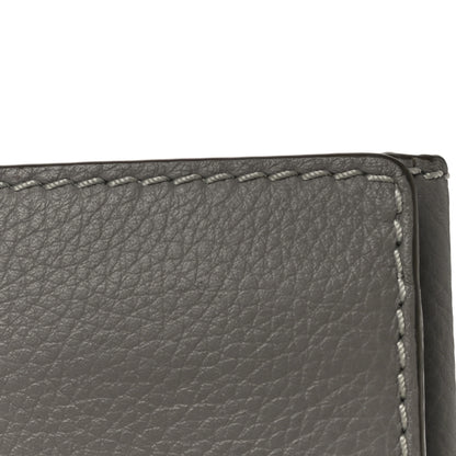 Chloe Grained Calfskin Marcie Square Wallet Cashmere Grey 15 of 15
