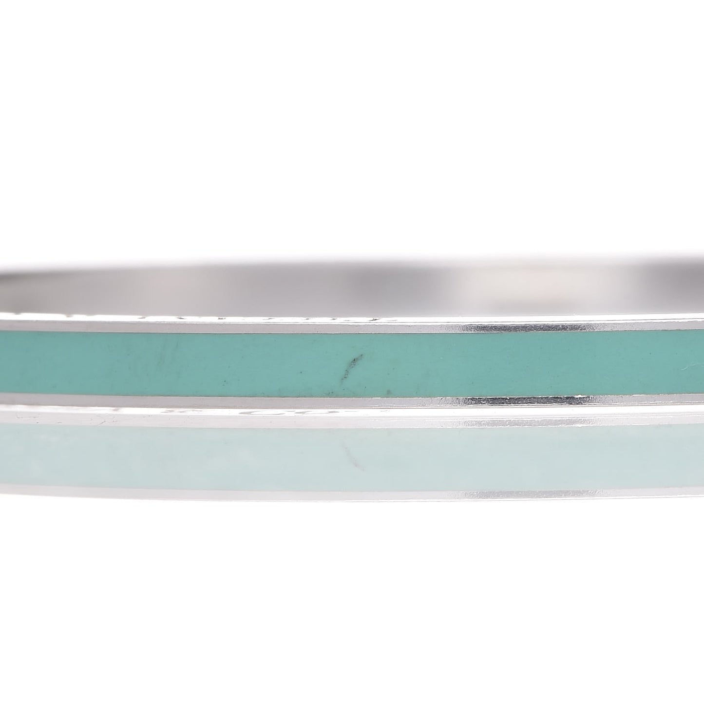 Sterling Silver Enamel Bangle Bracelet Blue