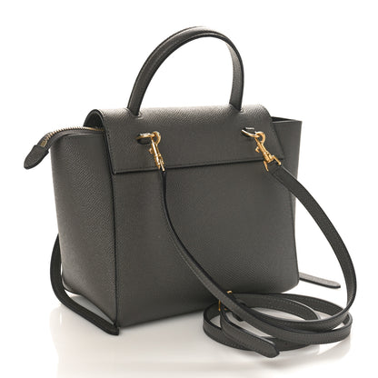 Celine Grained Calfskin Nano Belt Bag Grey 2 of 8