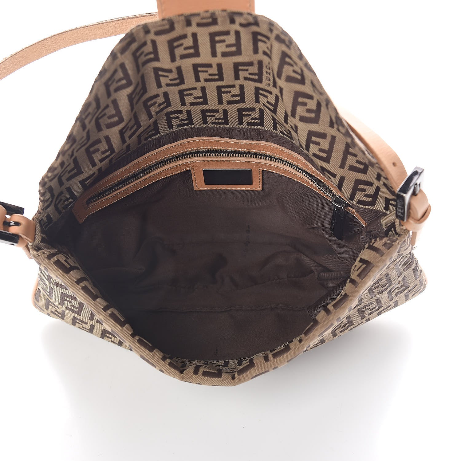 Fendi Zucchino Baguette Beige 6 of 10