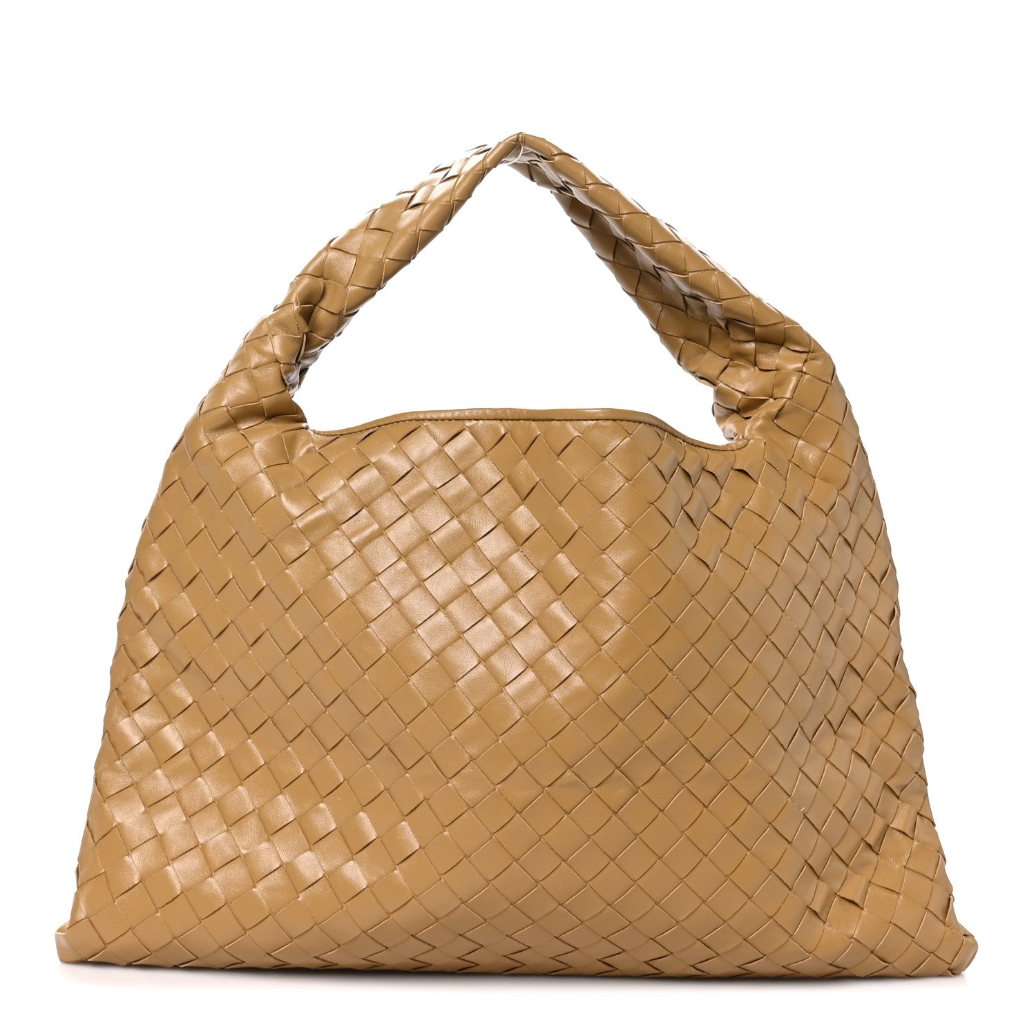 Bottega Veneta Calfskin Intrecciato Small Hop Dark Praline 1 of 8
