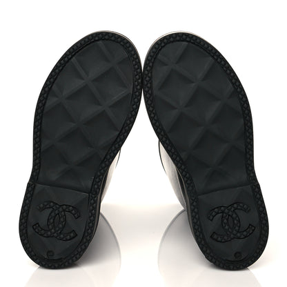 Chanel Caoutchouk CC High Boots 36 Black 6 of 9
