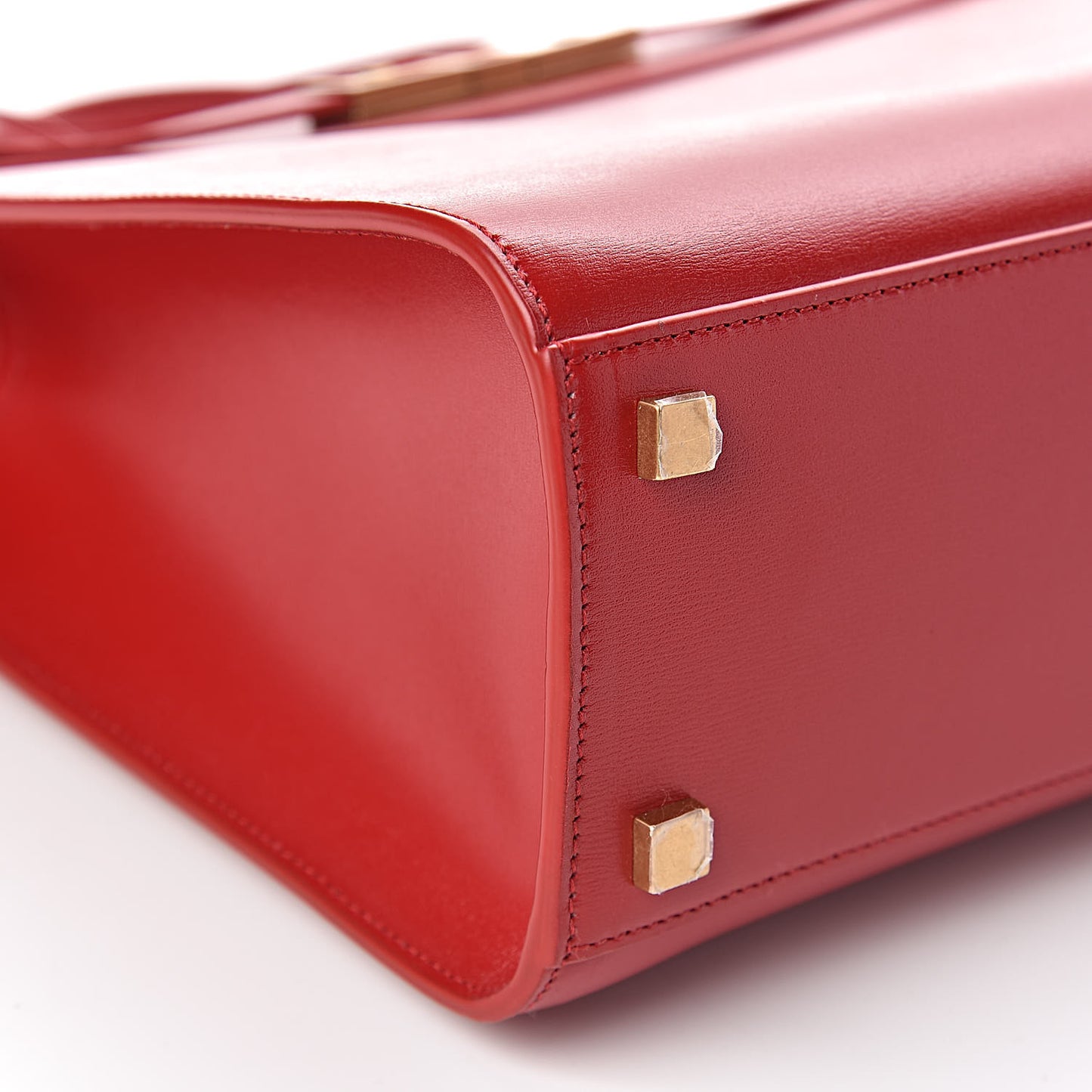 Calfskin Small Manhattan Shopper Tote Red