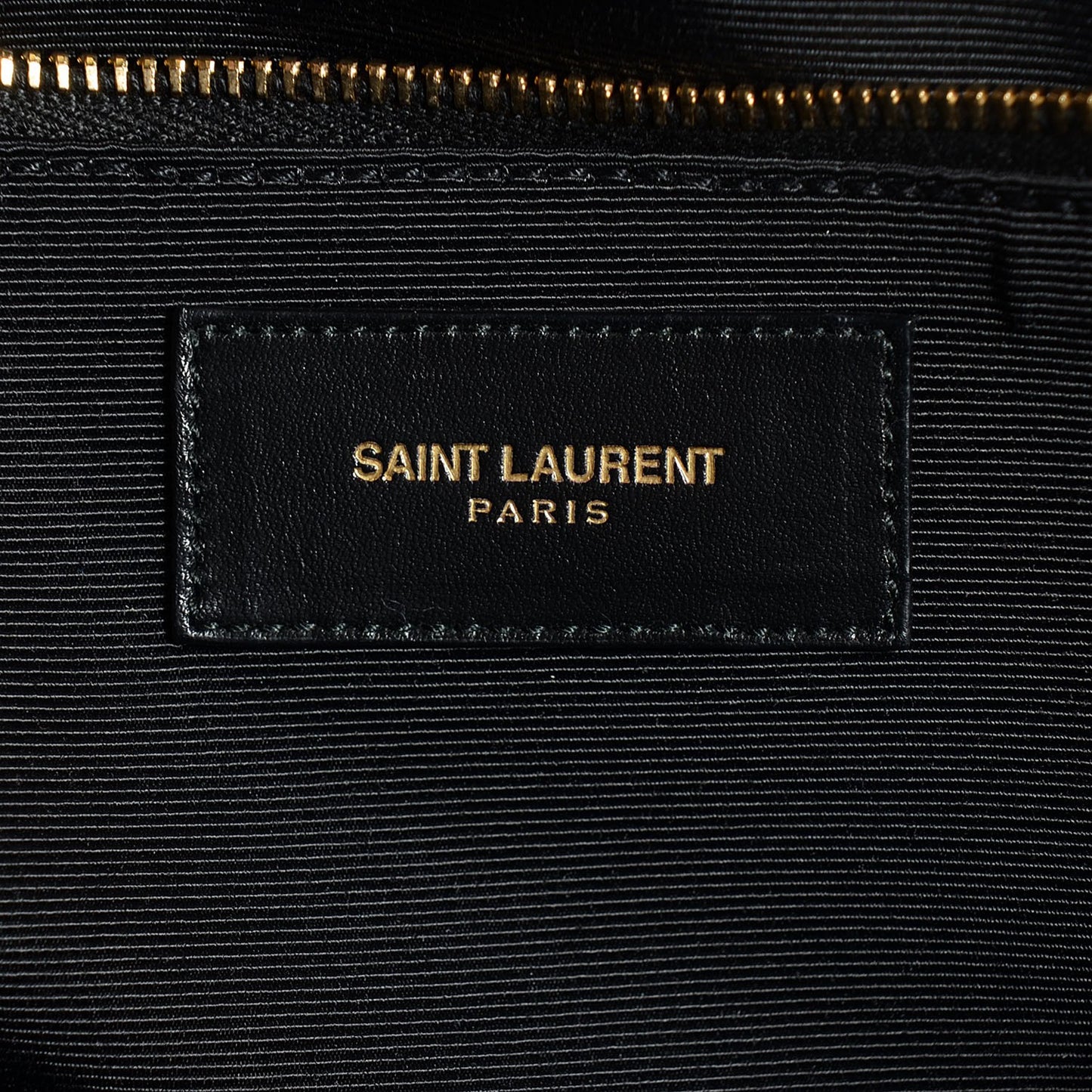 Lambskin Matelasse Chevron Monogram Shopping Bag Black