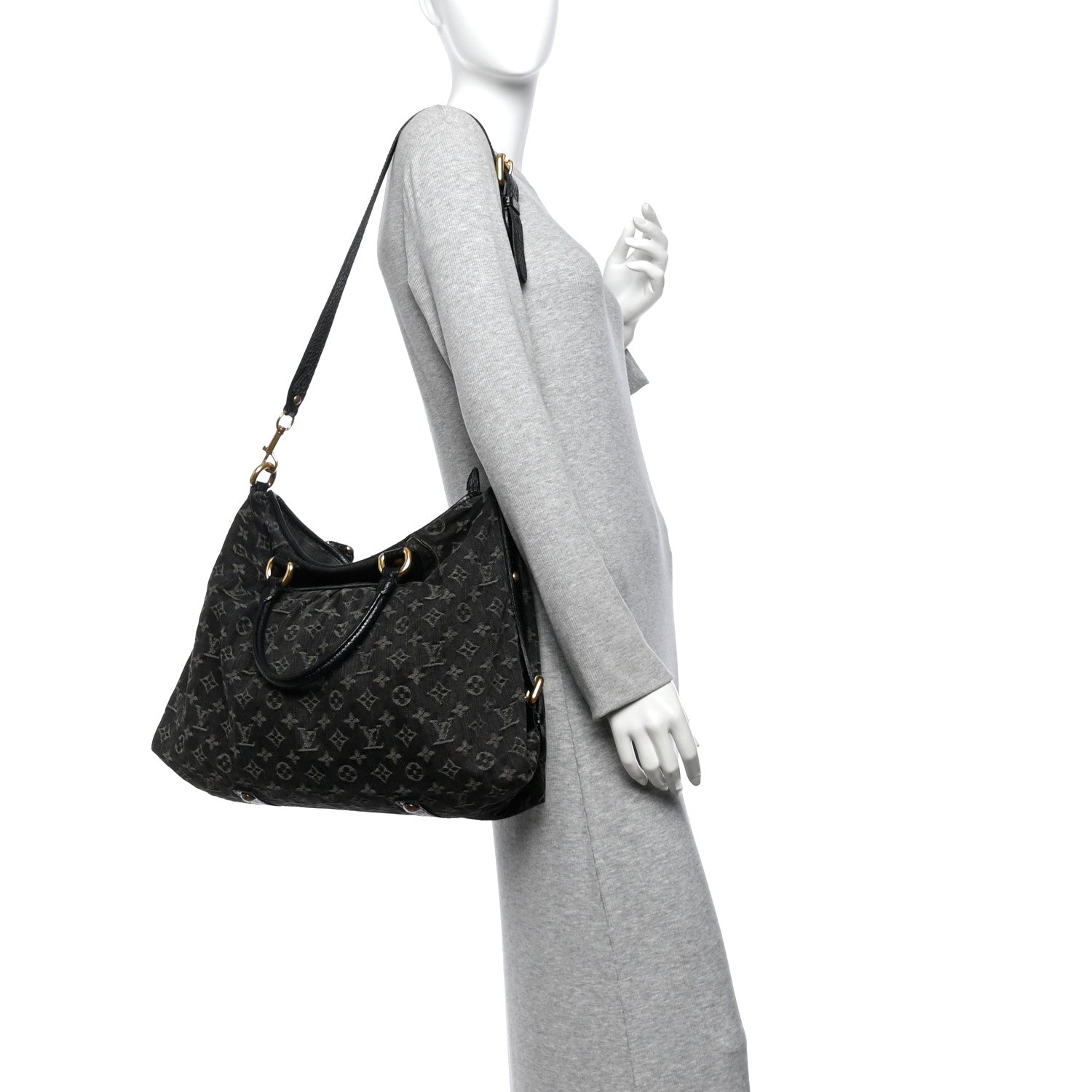 Louis Vuitton Denim Neo Cabby GM Black 2 of 9