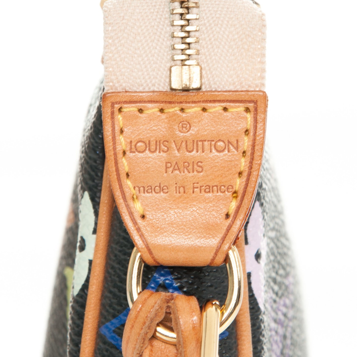 Monogram Multicolor Pochette Accessories Black