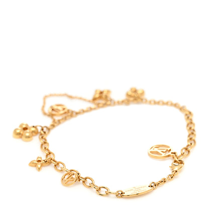 Louis Vuitton Sweet Monogram Charm Bracelet Gold 3 of 5