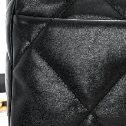 Chanel Goatskin Quilted Medium Chanel 19 Flap Black 11 of 12