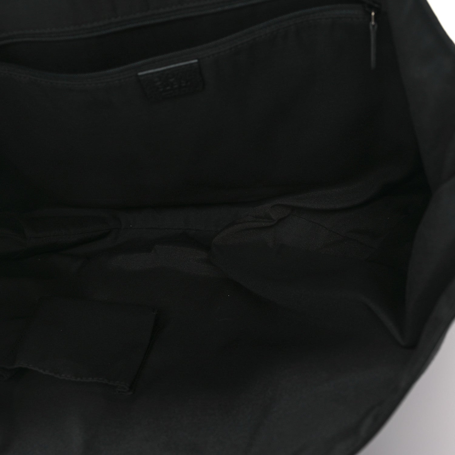 Gucci Denim Monogram Large Abbey Tote Black 5 of 10